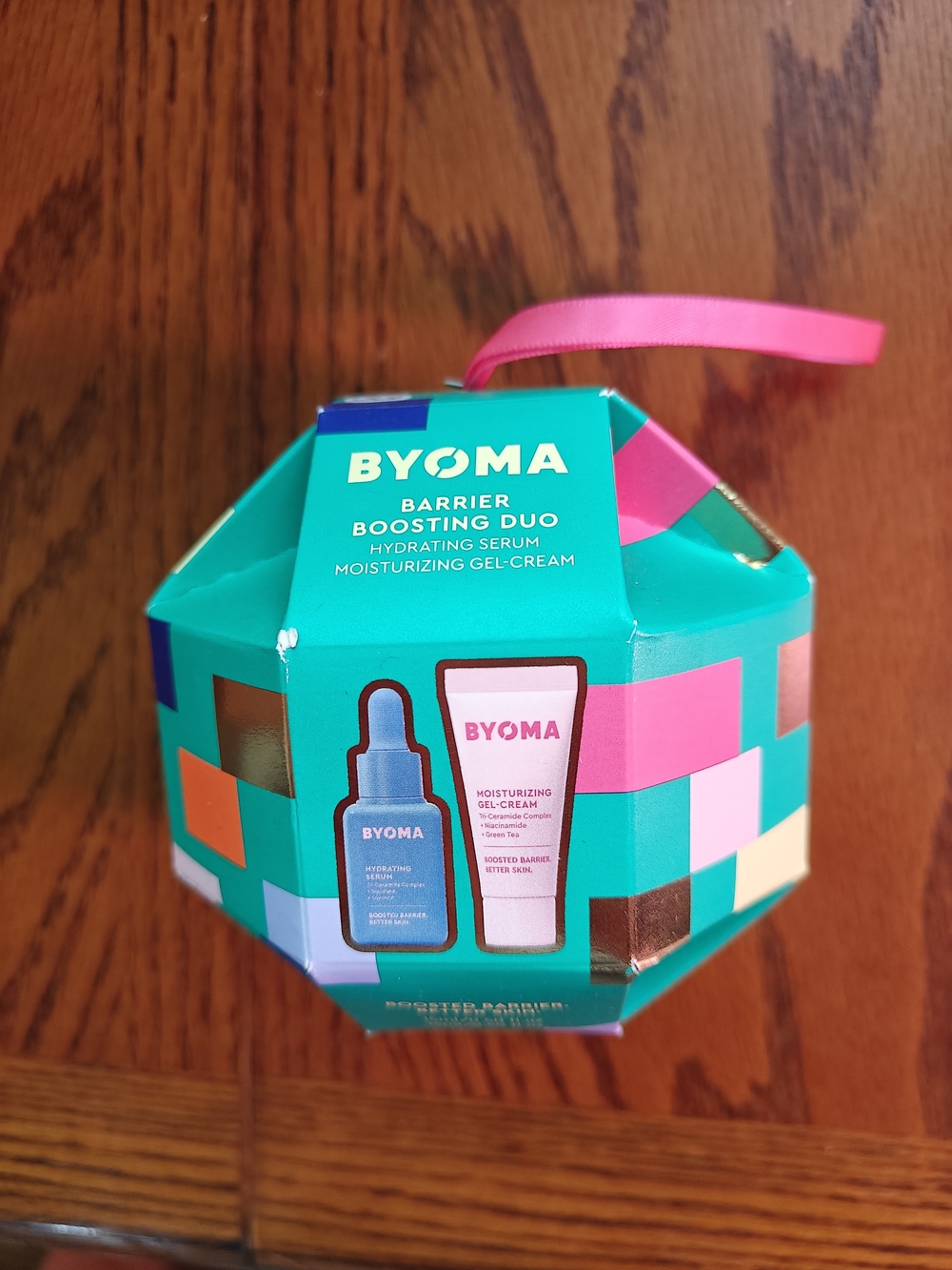 Barrier Boosting Duo Hydrating Serum & Moisturizing Gel-Cream - Teal/Pink